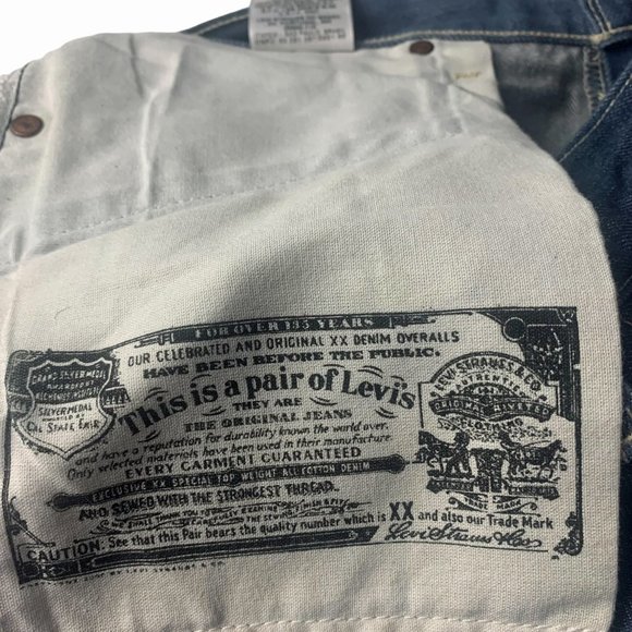 LEVI'S Original 501 Button Fly Mid-Wash Jeans - Picture 8 of 13